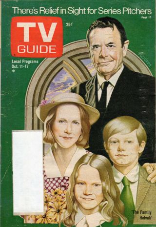 1975 Tv Guide - Glenn Ford - Pamela Hensley - Marcus Welby - Fay - Ellery Queen