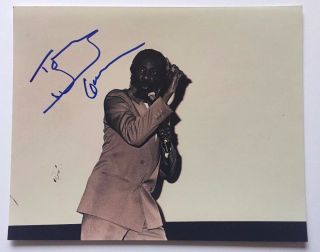 DICK GREGORY Signed Autographed 8x10 PHOTO Civil Rights Activist COMEDIAN B 2