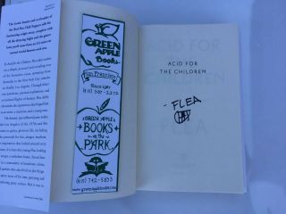Fea Acid For The Children Red Hot Chili Peppers Sign Book 2