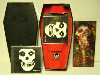 The Misfits Coffin 4 Cd Box Set W/ Fiend Club Pin,  Booklet Rare Oop Punk Rock