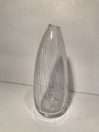 Tapio Wirkkala For Iittala Engraved Art Glass Vase 1960’s