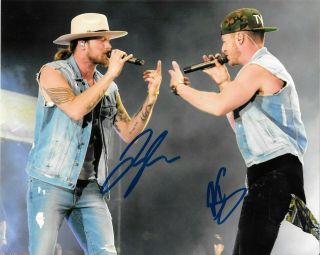 Florida Georgia Line Tyler Bk Country Stars Signed Autographed 8x10 Photo