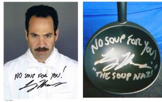 Seinfeld Soup Nazi Photo And Soup Ladle Combo Personally Signed To You