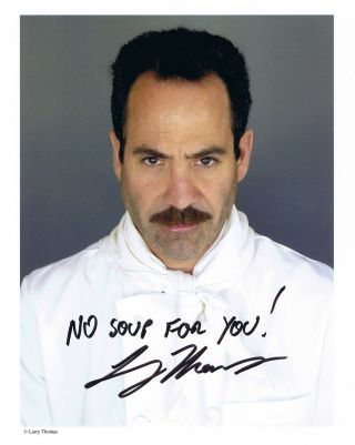 Seinfeld Soup Nazi Photo and Soup Ladle combo personally signed to you 2