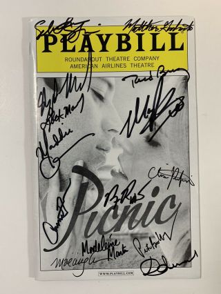 Maggie Grace,  Mare Winningham,  Sebastian Stan,  Cast Signed Picnic Playbill