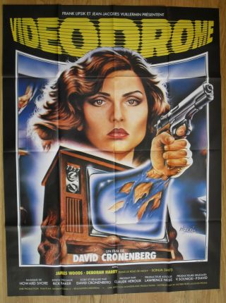 Videodrome Horror Debby Harry Cronenberg French Movie Poster 