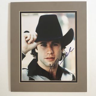 John Travolta Urban Cowboy Signed 8 x 10 