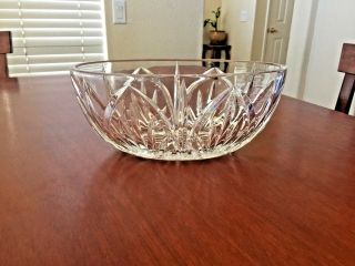 Waterford Crystal Castleton Oval Bowl Centerpiece Dish 10 "
