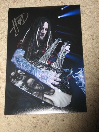 Korn Brian Head Welch Signed 8x12 Photo