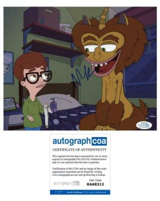 Nick Kroll " Big Mouth " Autograph Signed 8x10 Photo C Acoa