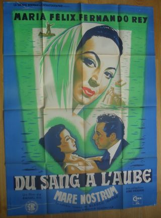Mare Nostrum Maria Felix French Movie Poster Litho 