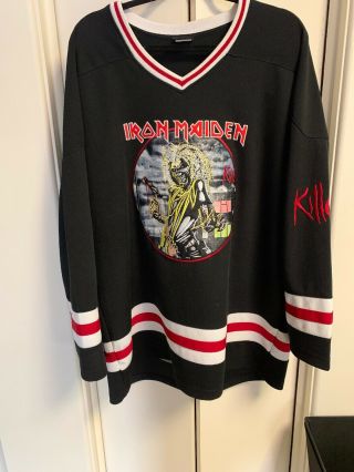 Iron Maiden Killers Hockey Jersey Size 2xl