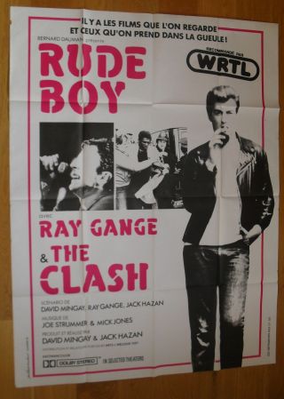 The Clash Rude Boy French Movie Poster 