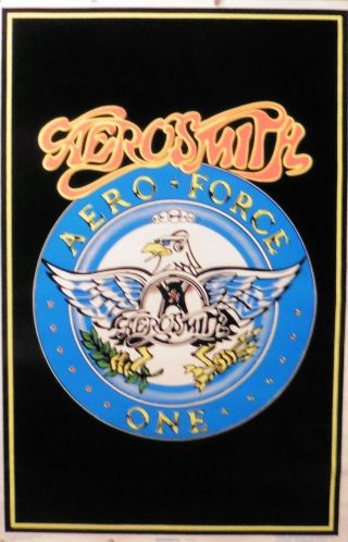 Aerosmith Flocked Black Light 23 