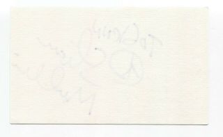 Shawn Mullins Signed 3x5 Index Card Autographed Signature Singer 2