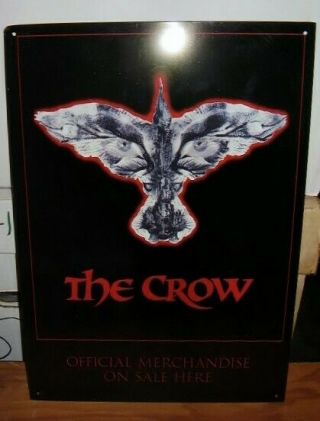 The Crow Movie Official Merchandise Promotional Tin Sign 11x15.  5 " Kitchen Sink