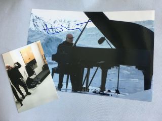 Ludovico Einaudi Pianist & Composer In - Person 2019 Signed Autograph 8x12,  Proof