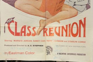 Class Reunion 1972 Movie Poster Marsha Jordan Rene Bond Adult Film 2