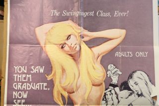 Class Reunion 1972 Movie Poster Marsha Jordan Rene Bond Adult Film 4