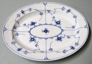 Royal Copenhagen Blue Fluted Plain 11 3/4 " Platter 97 1st Quality