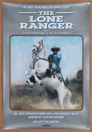 The Lone Ranger Vintage 1989 Poster 18x26 Rolled