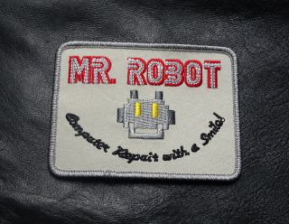 Mr Robot Fsociety Tv Show Embroidered Iron On Patch
