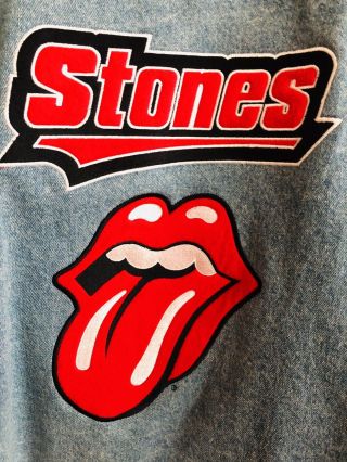 Rolling Stones Embroidered Bridges To Babylon Jean Jacket 97/98 No Filter Xl