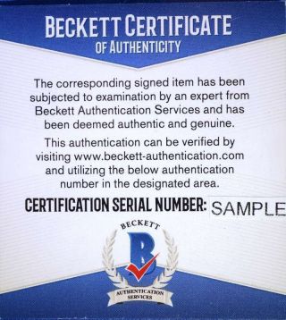 WES STUDI BAS Beckett Autograph 8x10 GERONIMO Photo Hand Signed 2