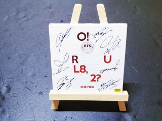 [ Bts ] O Rul8,  2? 1st Mini Album Authentic Signed Album Cd,