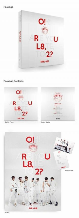 [ BTS ] O RUL8,  2? 1st Mini ALBUM AUTHENTIC Signed Album CD, 5