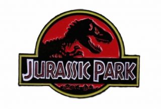 Jurassic Park Movie Logo Enamel Metal Pin
