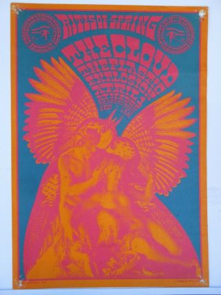 Nr11 - Op1 Rites Of Spring Neon Rose Concert Poster Moscoso Bill Graham Family Dog