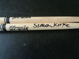 Simon Kirke Autograph A Signed Drumstick