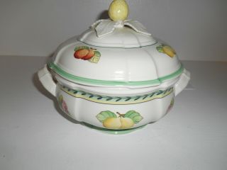 Villeroy Boch French Garden Fleurence Covered Tureen Germany Fruit