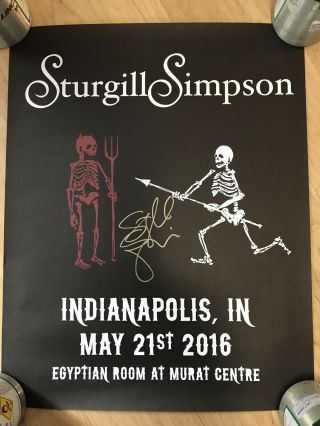 Signed Sturgill Simpson Poster