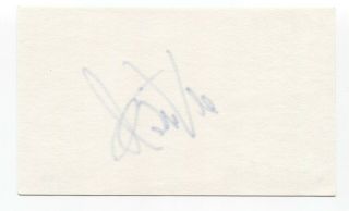 Erasure - Vince Clarke Signed 3x5 Index Card Autographed Signature 2