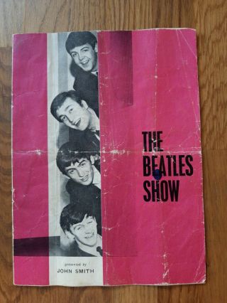 The Beatles 1963 Worcester/taunton/luton/croydon Concert Programme (uk)