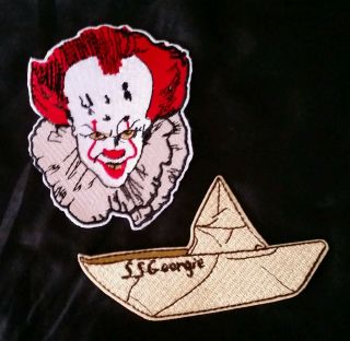 It Horror Movie Pennywise Clown & Ss Georgie Boat Patches