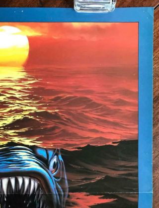 Vidmark Ent Horror VHS Video Store Promo Poster DEVIL FISH 1984 Lamberto Bava NM 3