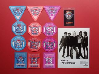 Tom Petty,  Promo Photo,  13 Backstage Passes,  Rare Originals,  Various Tours