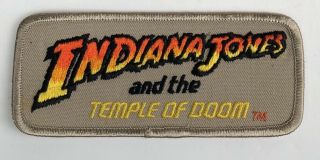 Vintage Indiana Jones And The Temple Of Doom Fan Club Patch Rare Promo Photos 3