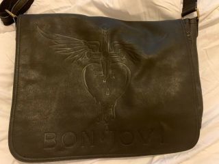Bon Jovi Leather Bag,  Circle Tour 2010.