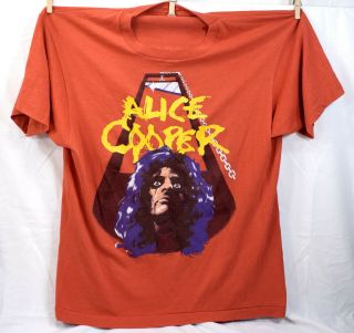 Alice Cooper The Nightmare Returns Tour 1986 - 1987 Concert Tour T - Shirt,  Large