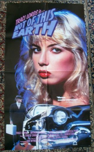 Not Of This Earth Traci Lords Vintage Video Poster 1988