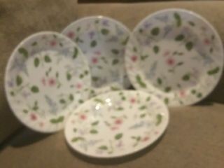 4 Corelle Delicate Array Lunchenn Plates