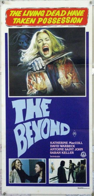The Beyond Catriona Maccoll David Warbeck Lucio Fulci Horror Aus Daybill 1981