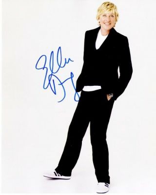 Ellen Degeneres Signed - Autographed Talk Show Host - Dory 8x10 Inch Photo