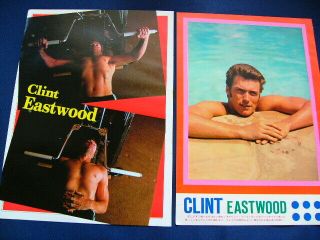 1970s - Clint Eastwood Japan 56 Clippings & 2 Posters The Gauntlet Very Rare