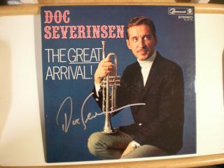 Doc Severinsen Signed Album Hand Signed Legendar Trumpet Player - Tonight Show - Jsa
