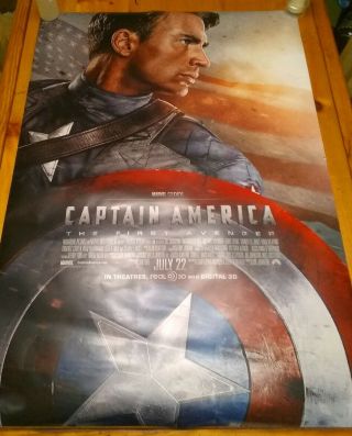 Captain America The First Avenger Movie Poster 27x40 Ds Us 1 Sheet 2011